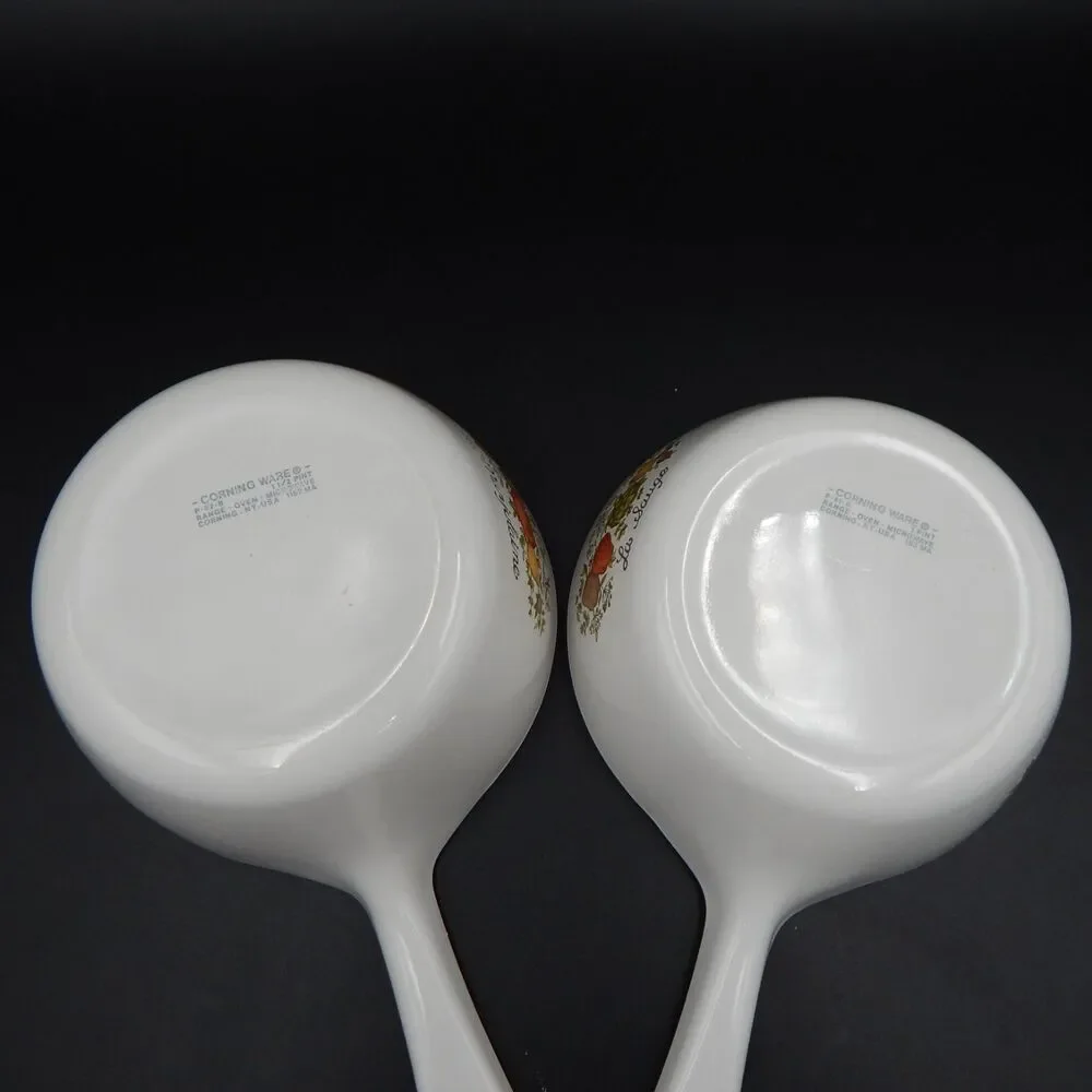 Corning Ware P-82-B P-81-B Spice of Life La Marjolaine 1 & 1-1/2 Pint Lid